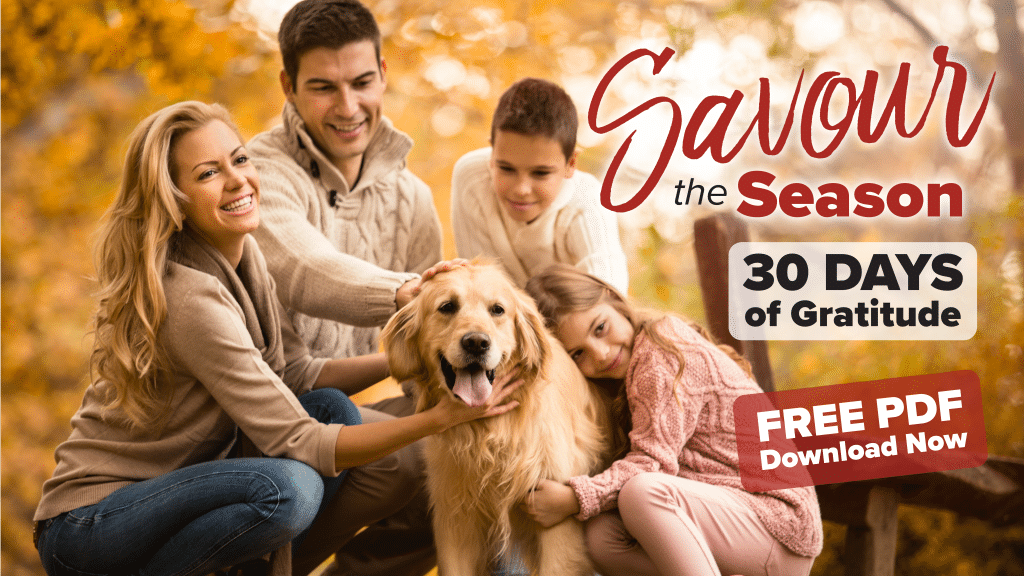 Savour the Season with 30 Days of Gratitude free PDF Download from UCB Radio.