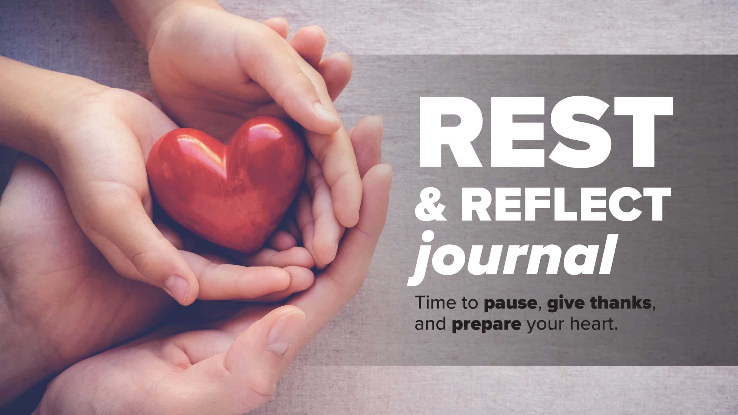 Rest and Reflect Journal - UCB Radio