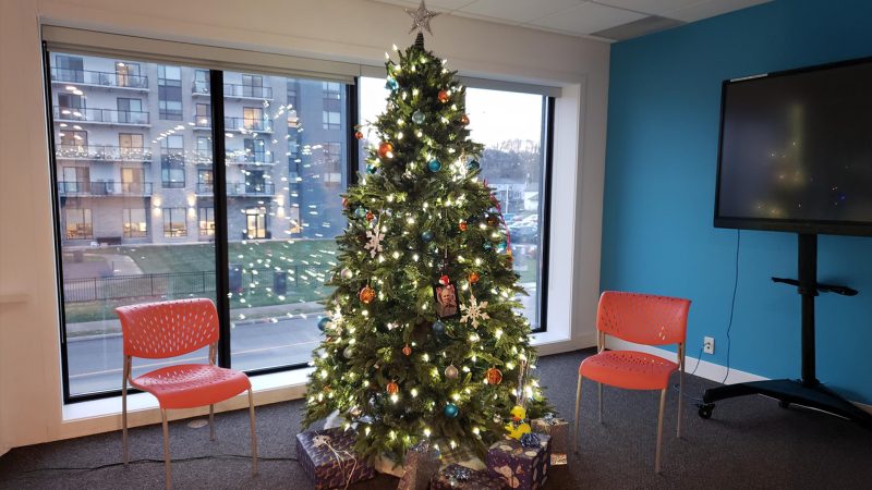 UCB Radio Christmas Tree