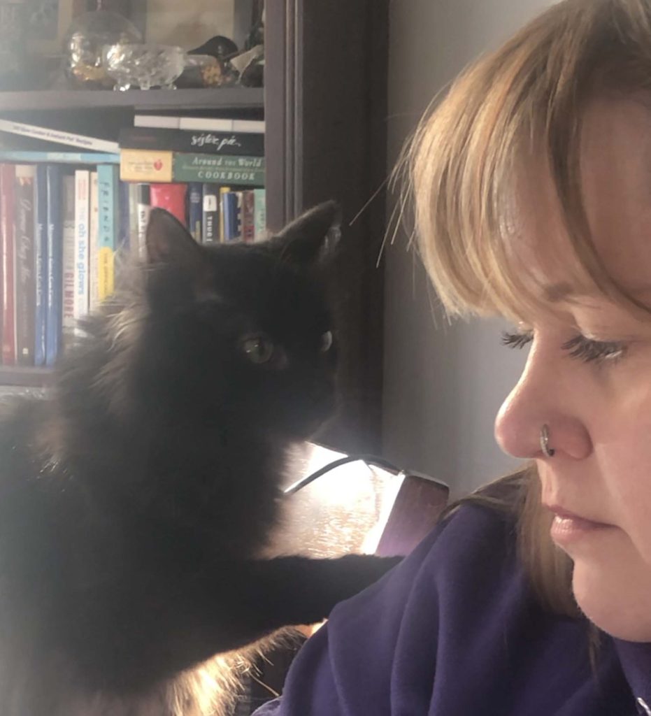 Sarah Masters with Schaefer