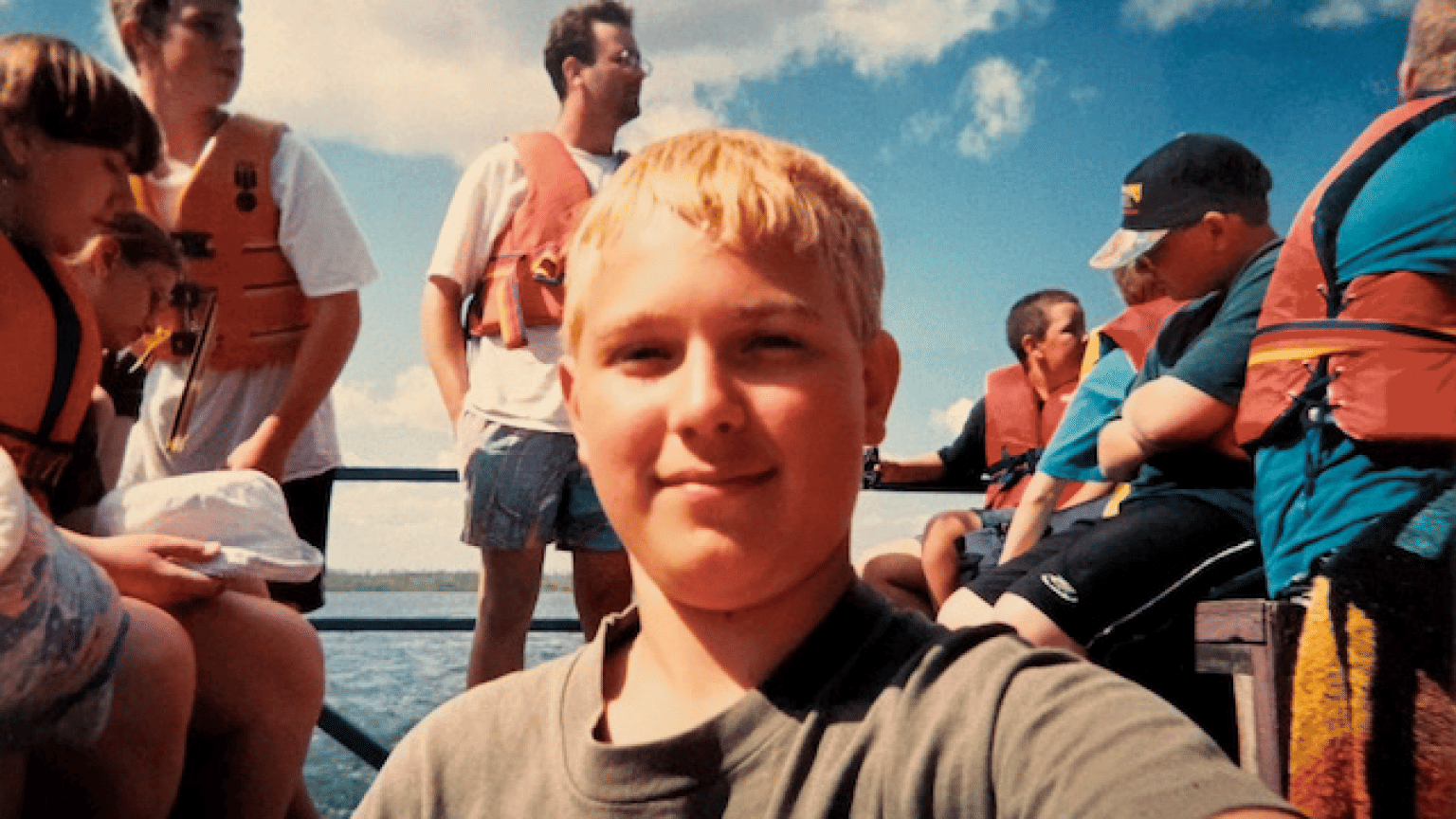 Tyler Rody our Promotions Lead Western Markets at camp as a child.